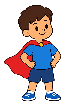 Criança super-herói